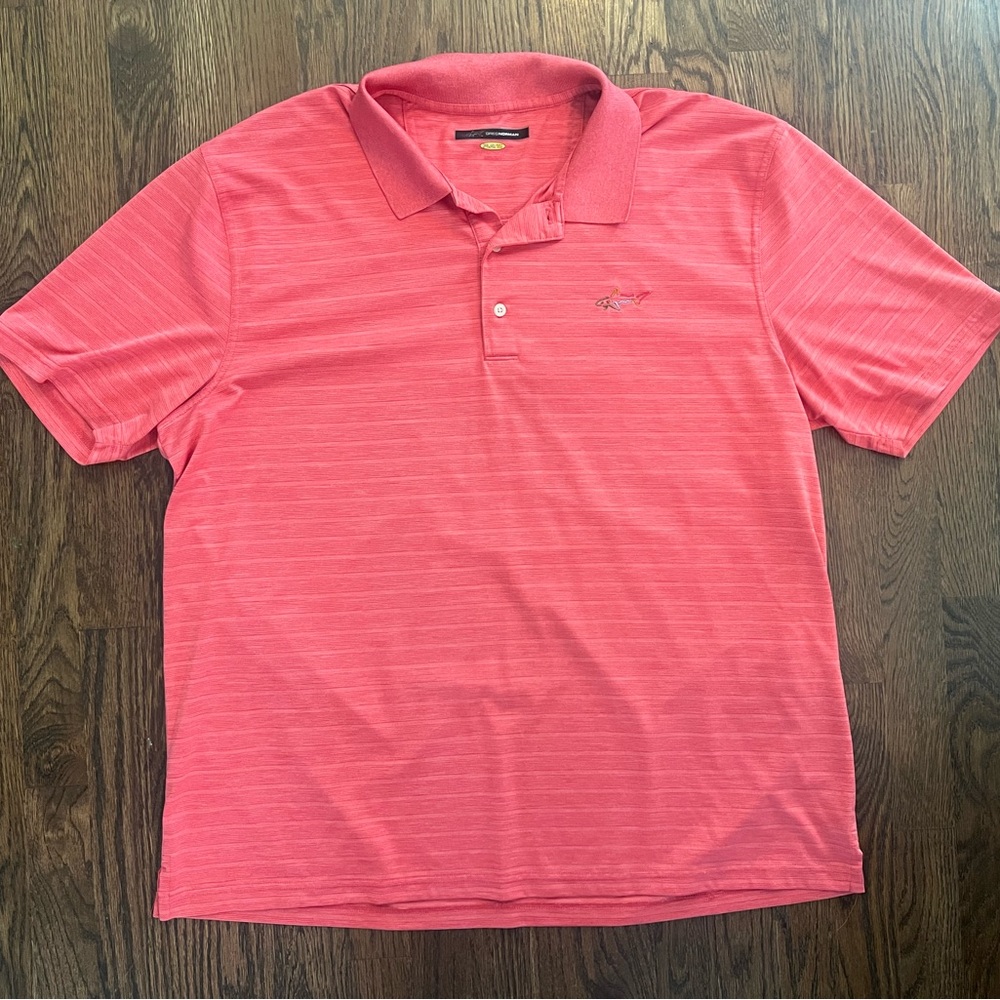 Greg Norman - Coral Polo Shirt